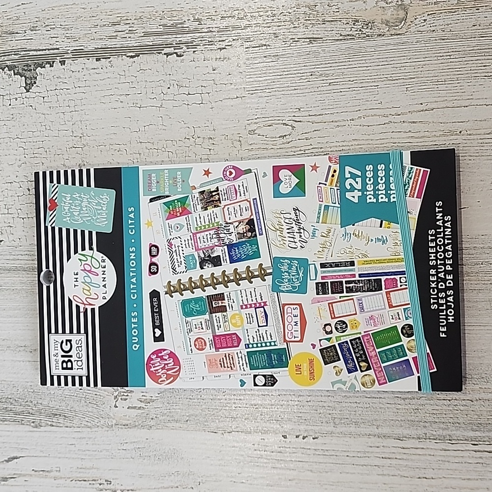 The Happy Planner Quotes 30 sticker sheets 427 stickers fits Classic Planner NEW